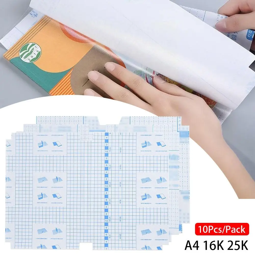 10Sheets/Pack Brochure Film Book Covers Easy to Use A4 16K 25K Slipcases Transparent Waterproof Book Protector School Student
10Sheets/Pack Brochure Film Book Covers Easy to Use A4 16K 25K Slipcases Transparent Waterproof Book Protector School Student