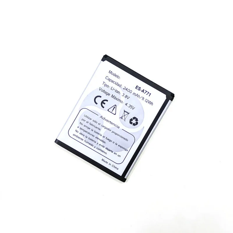 WESTROCK ES-A771 2400mAh Battery for Elementt Twister (ES-A771 / Negro) Cell Phone
WESTROCK ES-A771 2400mAh Battery for Elementt Twister (ES-A771 / Negro) Cell Phone