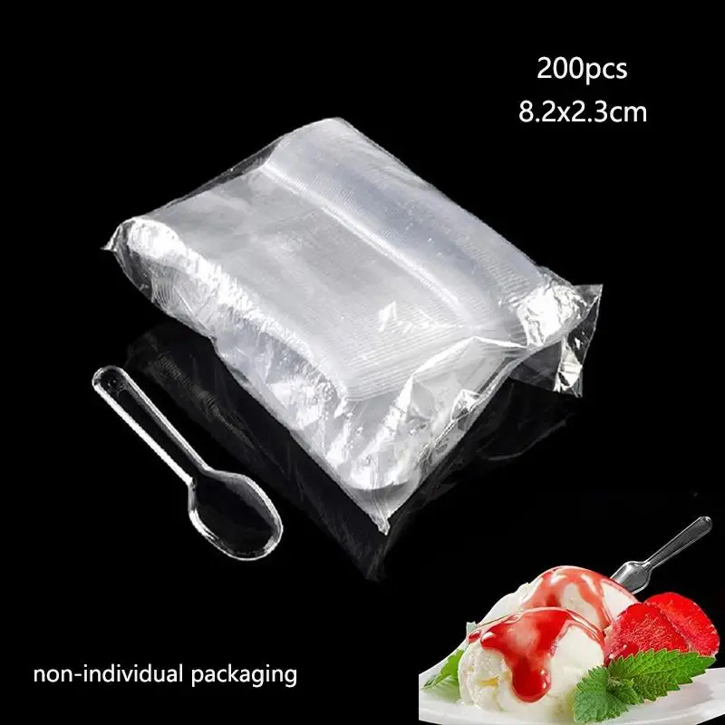 50/200pcs Mini Transparent Plastic Spoons Disposable Flatware Spoons For Jelly Ice Cream DessertDisposable Plastic Spoon
50/200pcs Mini Transparent Plastic Spoons Disposable Flatware Spoons For Jelly Ice Cream DessertDisposable Plastic Spoon
