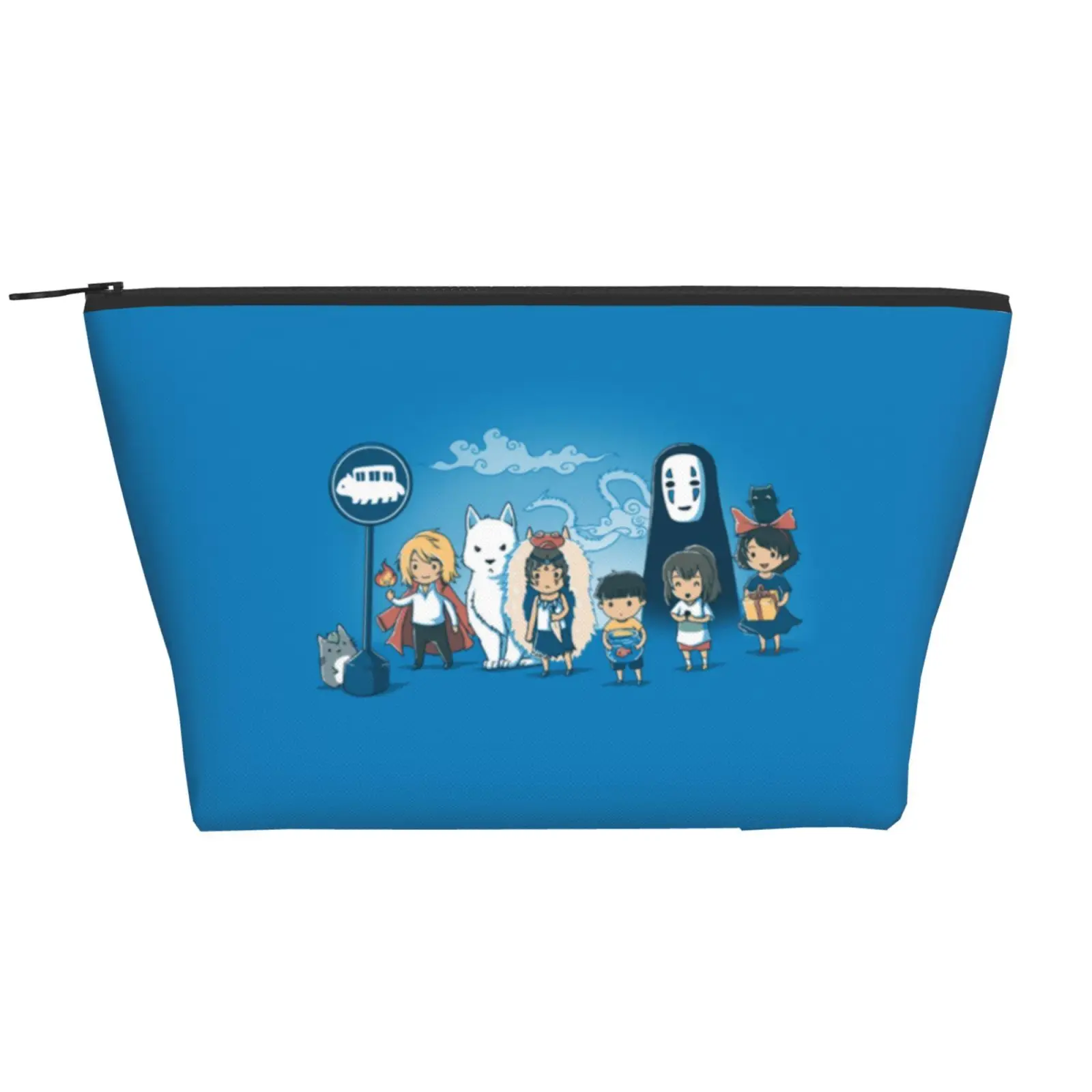 Cartoon Film Cute Cosmetic Bag Travel Trapezoid Daily Storage Bag Polyester Holiday Tote Bag with Zipper Eco Friendly Folding
Cartoon Film Cute Cosmetic Bag Travel Trapezoid Daily Storage Bag Polyester Holiday Tote Bag with Zipper Eco Friendly Folding