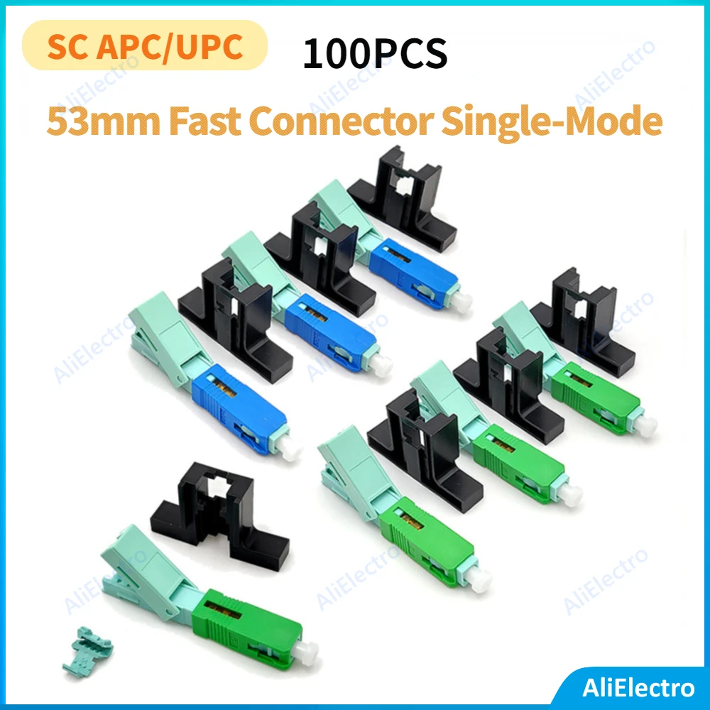 100 шт. 53 мм SC APC/UPC быстрый разъем, быстрый разъем, холодный разъем, одномодовый инструмент, оптоволоконный Быстрый коннектор, бесплатная доставка
100 шт. 53 мм SC APC/UPC быстрый разъем, быстрый разъем, холодный разъем, одномодовый инструмент, оптоволоконный Быстрый коннектор, бесплатная доставка