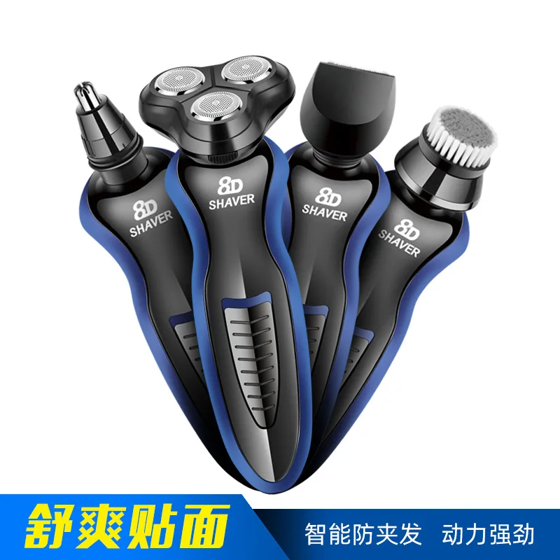 Male Grooming Waterproof Trimmer New 8D Three In One Electric Shaver Head Washing Rechargeable Beard Cutter Rotary 3-Head
Male Grooming Waterproof Trimmer New 8D Three In One Electric Shaver Head Washing Rechargeable Beard Cutter Rotary 3-Head