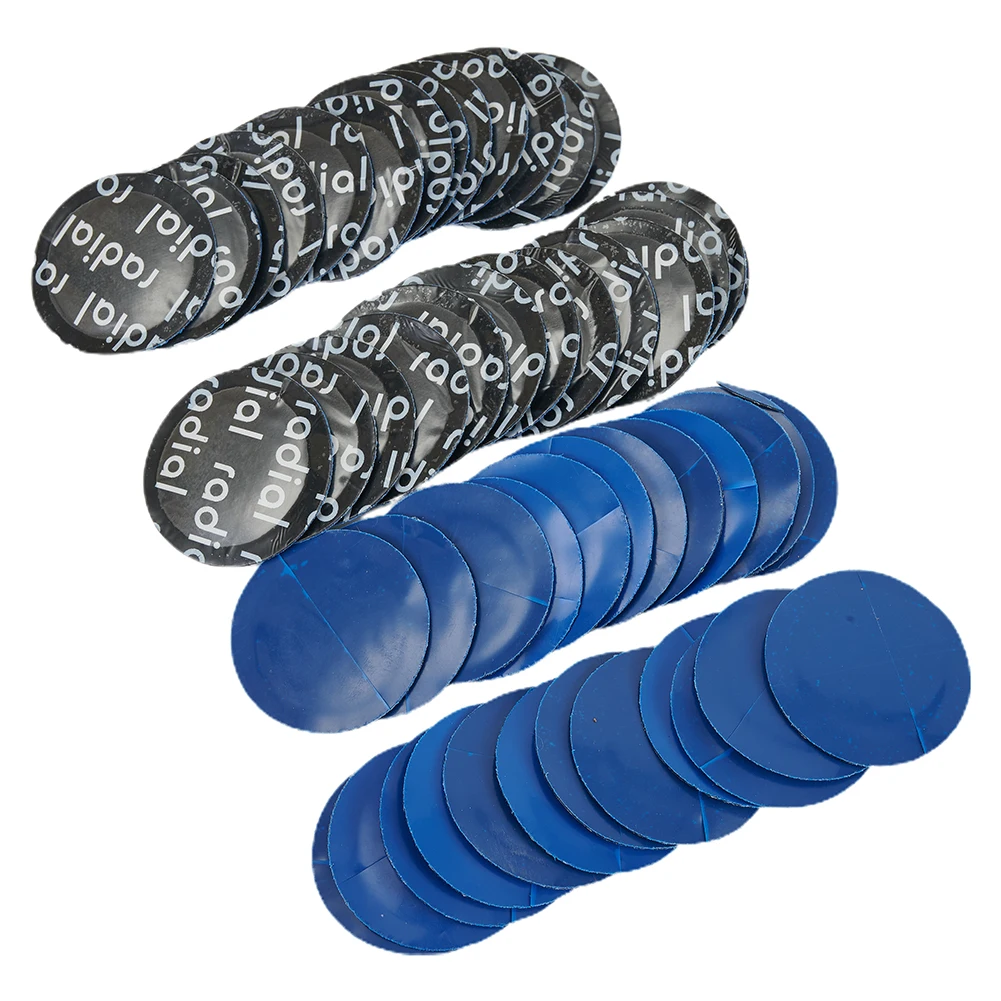 Practical To Use Brand New Durable Tyre Patches 50PCS Rubber Wired 32mm/1.3inch Diameter Blue Color Easy To Use
Practical To Use Brand New Durable Tyre Patches 50PCS Rubber Wired 32mm/1.3inch Diameter Blue Color Easy To Use