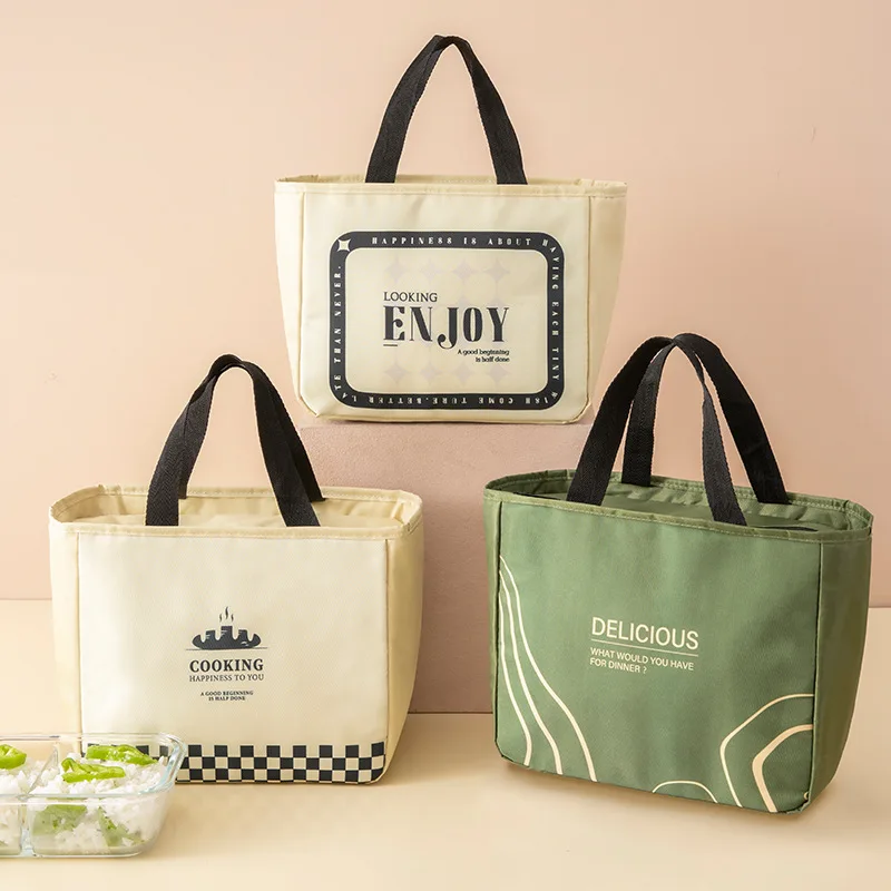 Portable Lunch Box Bag Large Capacity Bento Bag Office Workers Students Bring Rice Waterproof Thermal Insulation Bag
Portable Lunch Box Bag Large Capacity Bento Bag Office Workers Students Bring Rice Waterproof Thermal Insulation Bag