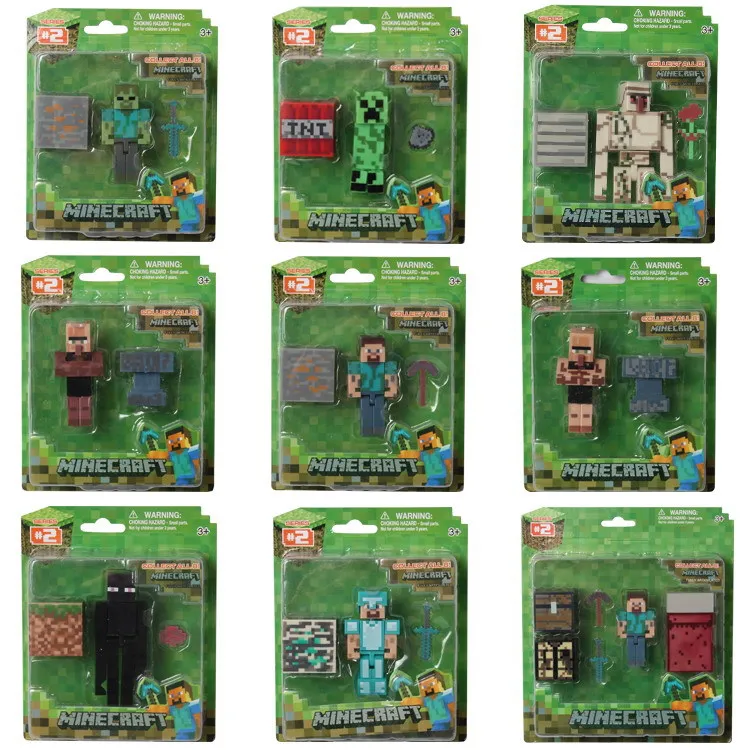 Original Minecraft Mining Pixel Game Steve Creative Peripheral Game Minecrafts Model Toy Movable Assembled Building Block Gifts
Original Minecraft Mining Pixel Game Steve Creative Peripheral Game Minecrafts Model Toy Movable Assembled Building Block Gifts