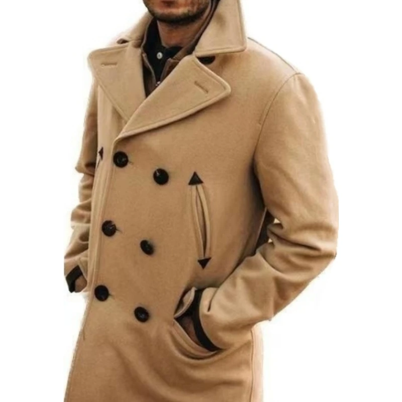 New Coat High Quality Men's Jackets Autumn Winter Woolen Jacket For Men Overcoat for Male Double Breasted Coat Coat For Men
New Coat High Quality Men's Jackets Autumn Winter Woolen Jacket For Men Overcoat for Male Double Breasted Coat Coat For Men