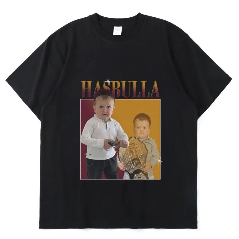 Мини-Футболка Hasbulla Fighting Meme в стиле Хабиб, блоггер, подарок другу, Классическая Летняя свободная повседневная мужская футболка с коротким ру...
Мини-Футболка Hasbulla Fighting Meme в стиле Хабиб, блоггер, подарок другу, Классическая Летняя свободная повседневная мужская футболка с коротким ру...