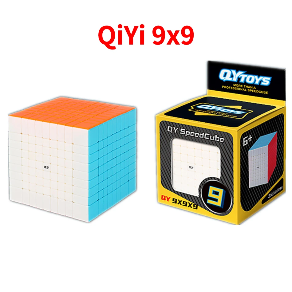 

[Funcube]Qiyi 9x9 Magic Cube 9Layers Qiyi Mofangge 9x9x9 Professional Antistress Puzzle Fidget Toys children Kids Cubo Magico