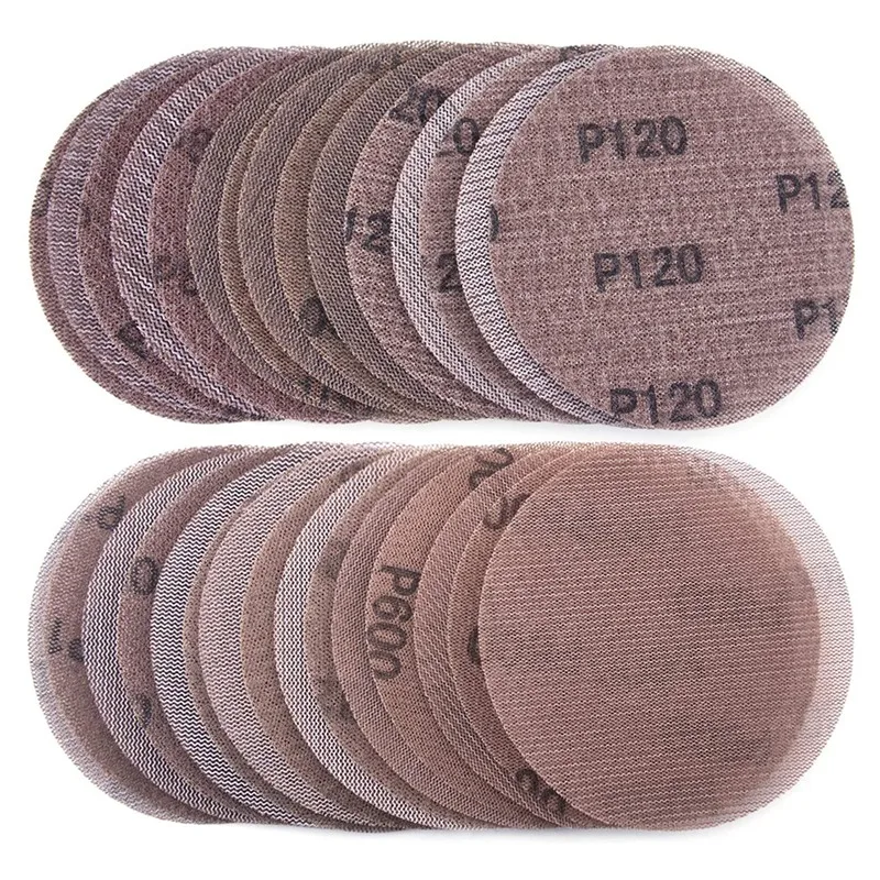 30 Pcs Mesh Sanding Discs 125Mm 80-600 Grit Hook And Loop Sanding Paper Dry Abrasive Discs For Sander Replacement Pads
30 Pcs Mesh Sanding Discs 125Mm 80-600 Grit Hook And Loop Sanding Paper Dry Abrasive Discs For Sander Replacement Pads
