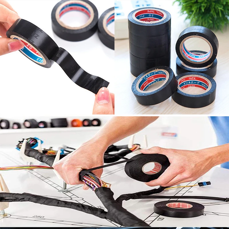 1413 Flame Retardant Black Electric Wire Insulating Plastic Tape High Voltage PVC Self Adhesive Electrical Tape
1413 Flame Retardant Black Electric Wire Insulating Plastic Tape High Voltage PVC Self Adhesive Electrical Tape