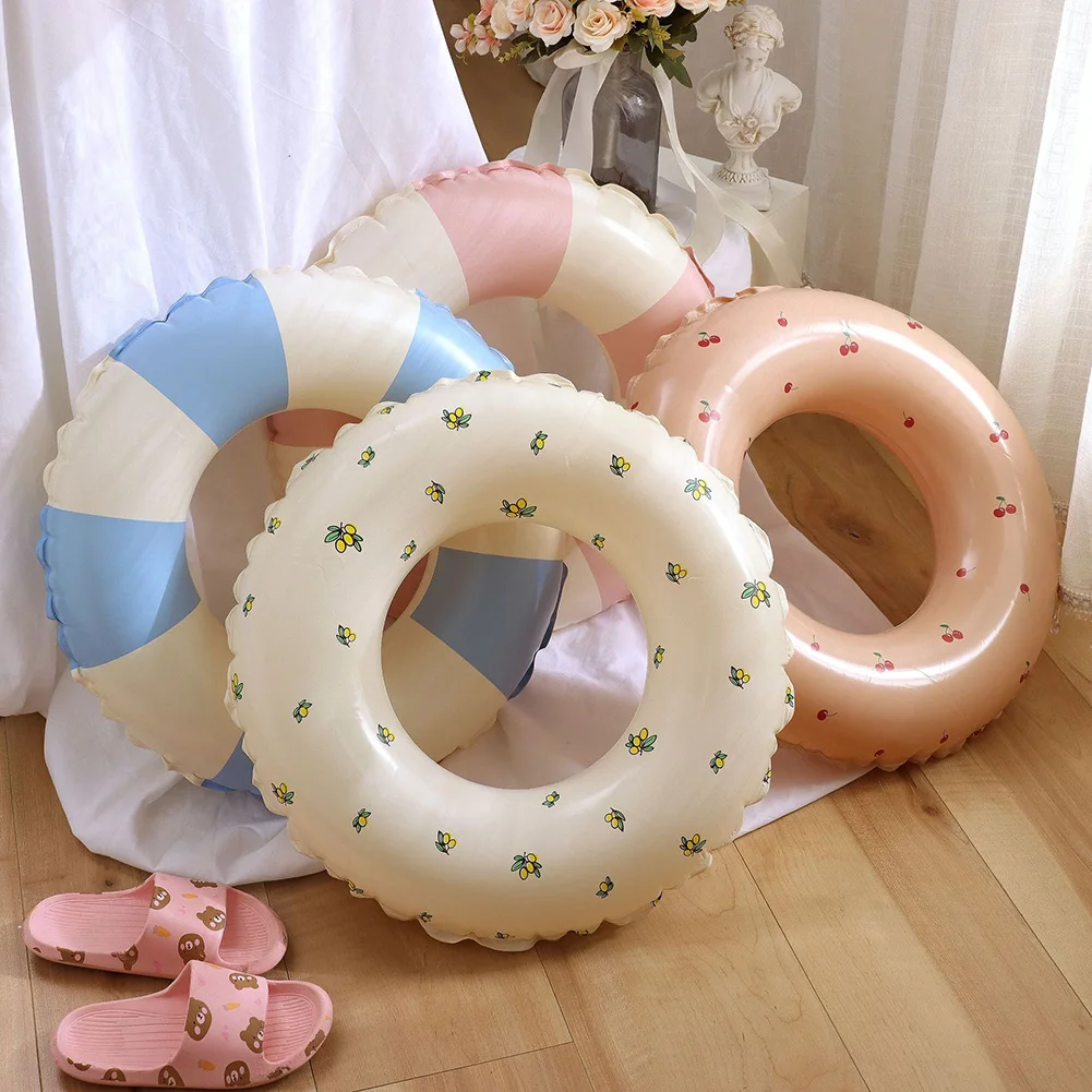 60-90# Children Swimming Ring Thickened Retro Stripe Swimming Ring Inflatable Baby Underarm Ring Cherry Floating Ring
60-90# Children Swimming Ring Thickened Retro Stripe Swimming Ring Inflatable Baby Underarm Ring Cherry Floating Ring