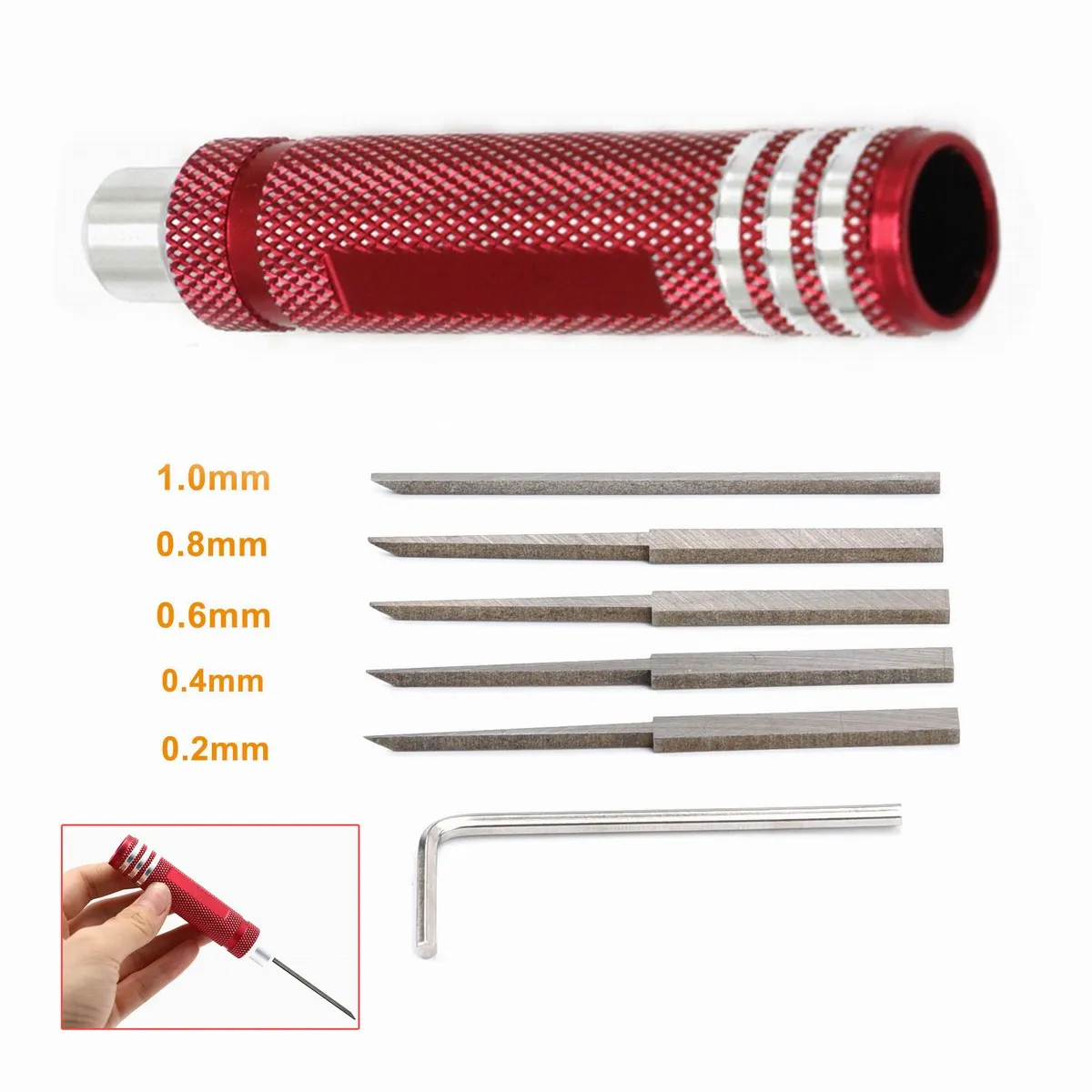 Prime Model Scriber with Blade Gundam Resin Carved Scribe line Hobby Cutting Tool Chisel 7 Replace Blades For RC Car Airplane
Prime Model Scriber with Blade Gundam Resin Carved Scribe line Hobby Cutting Tool Chisel 7 Replace Blades For RC Car Airplane