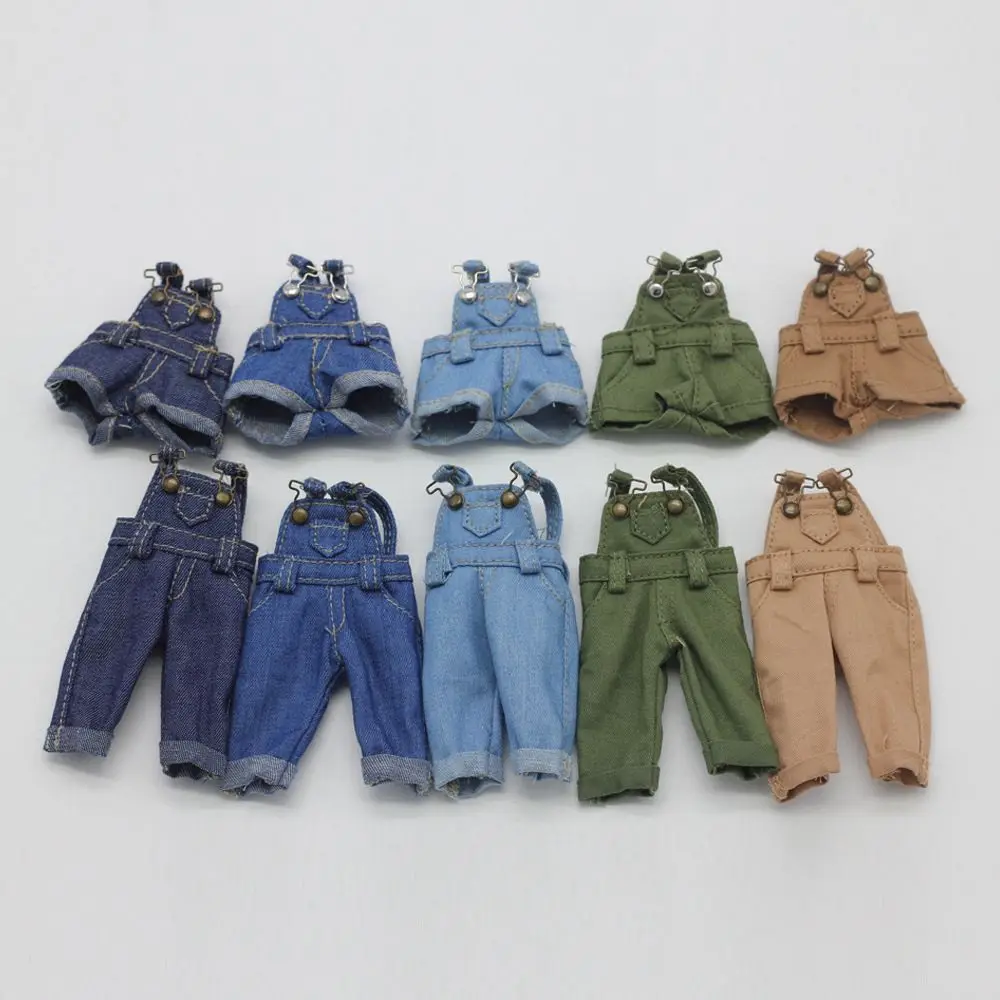 Fashion Siamese Jeans Pants for 1/12 Dolls Clothes For Doll Trousers Casual Wears Kids Toys Doll Clothes Overalls Accessories
Fashion Siamese Jeans Pants for 1/12 Dolls Clothes For Doll Trousers Casual Wears Kids Toys Doll Clothes Overalls Accessories