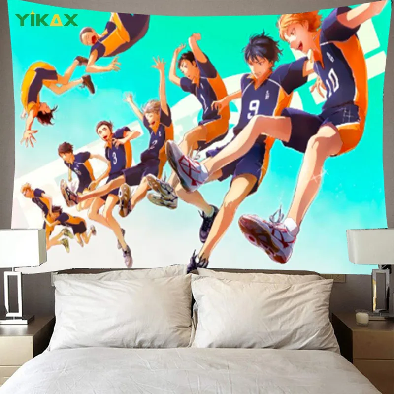 Tapestry Anime Haikyuu Wall Hanging Blanket Aesthetic Trendy Volleyball Boy Bedroom Dormitory Modern Home Decoration Accessories
Tapestry Anime Haikyuu Wall Hanging Blanket Aesthetic Trendy Volleyball Boy Bedroom Dormitory Modern Home Decoration Accessories