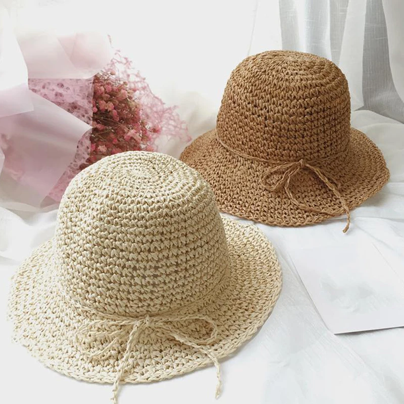 Girls Straw Hat Summer Beach Baby SunHat Round Top Raffia Wide Brim Straw Hats Children Bow Design Women Parent-Child Beach Caps
Girls Straw Hat Summer Beach Baby SunHat Round Top Raffia Wide Brim Straw Hats Children Bow Design Women Parent-Child Beach Caps