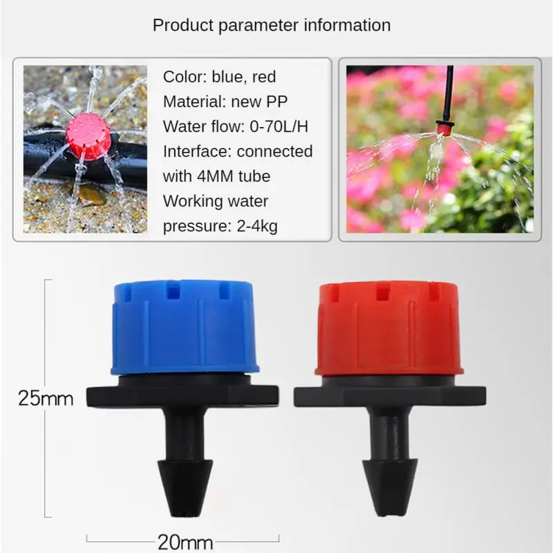 Sprinkler Garden Gardening Adjustable Micro Drip For Micro-spray Balcony Yard Watering Nozzle Irrigation Accessories Dripper
Sprinkler Garden Gardening Adjustable Micro Drip For Micro-spray Balcony Yard Watering Nozzle Irrigation Accessories Dripper
