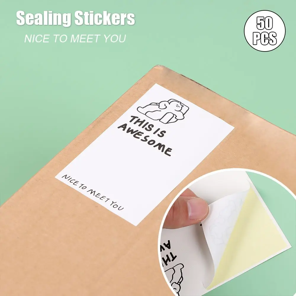 Creative Package Decoration Online Retails Gift Wrapping Greeting Labels Sealing Stickers Nice To Meet You Just For You
Creative Package Decoration Online Retails Gift Wrapping Greeting Labels Sealing Stickers Nice To Meet You Just For You