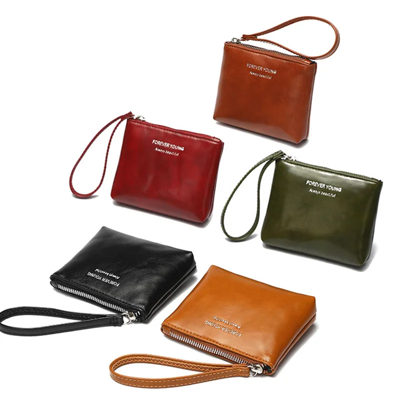 New Coin Purse Oil Wax Skin Pattern Women Men Wallet Key Bag Simple Portable Change Purse Earphone Organizer With Hand Strap
New Coin Purse Oil Wax Skin Pattern Women Men Wallet Key Bag Simple Portable Change Purse Earphone Organizer With Hand Strap