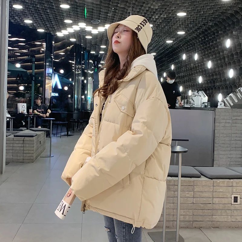 Thickened Rice White Bread Short Down Female Korean Version Loose Autumn Women's Coat Super Hot Winter Jackets 2022 Woman New
Thickened Rice White Bread Short Down Female Korean Version Loose Autumn Women's Coat Super Hot Winter Jackets 2022 Woman New