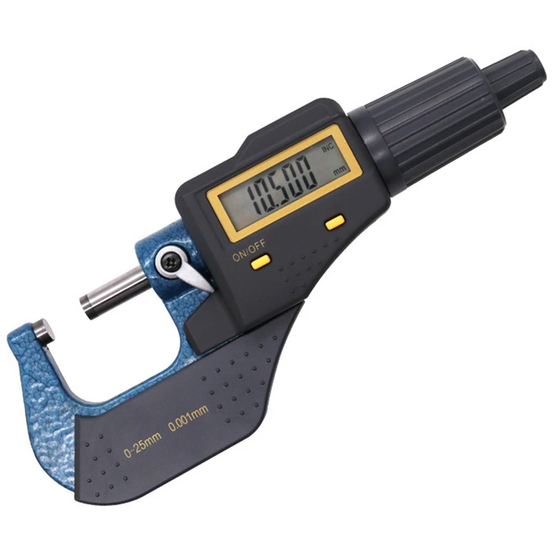 1Set Outside Micrometer Electronic Digital Micrometer With Thousands Of Calipers. 0-25Mm High Precision Blue&Black
1Set Outside Micrometer Electronic Digital Micrometer With Thousands Of Calipers. 0-25Mm High Precision Blue&Black