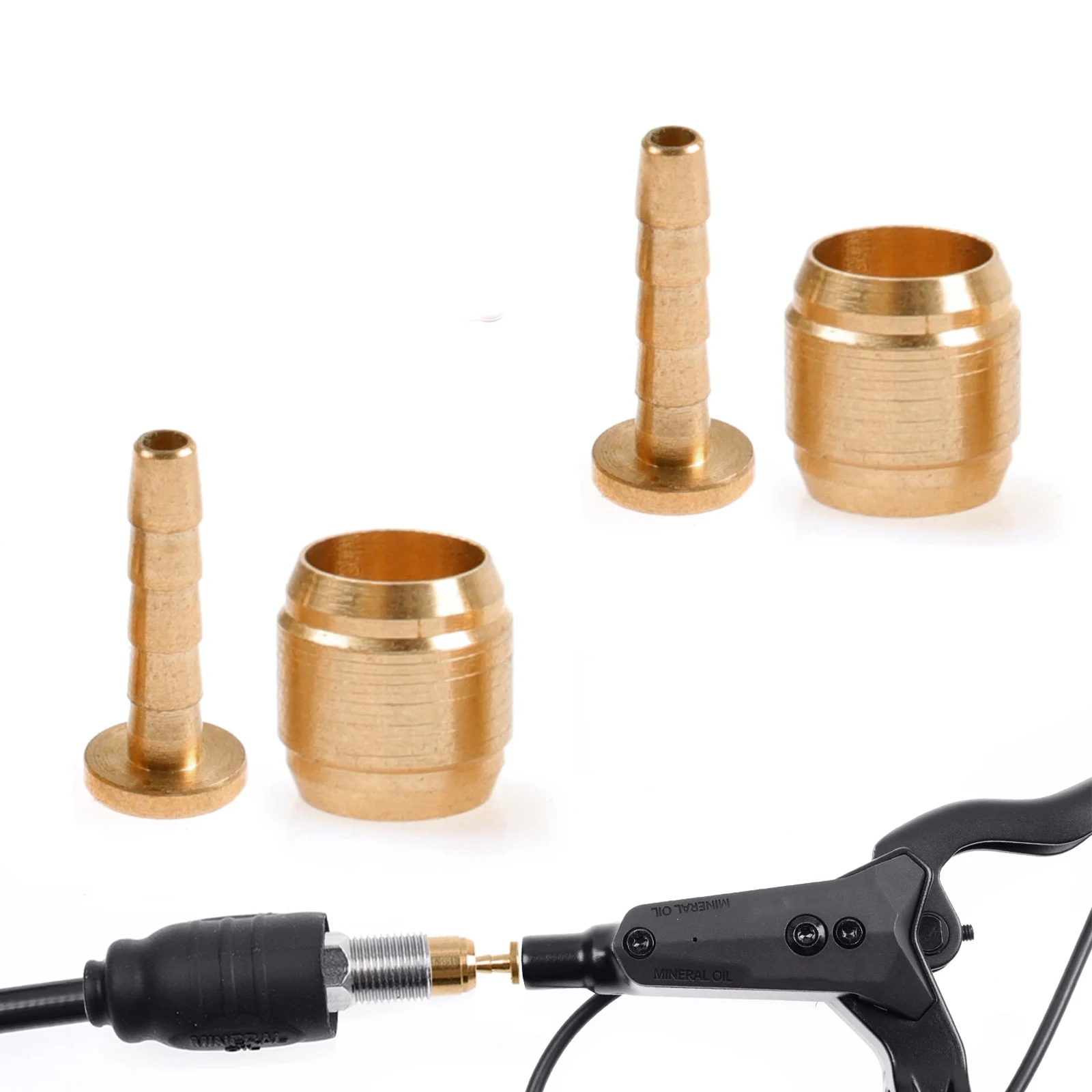 Connector Oil Needle 2 Set Replacement Accessories Copper For A1 A2 A5-D For NUTT Gold Hydraulic Brake Hose Lightweight
Connector Oil Needle 2 Set Replacement Accessories Copper For A1 A2 A5-D For NUTT Gold Hydraulic Brake Hose Lightweight