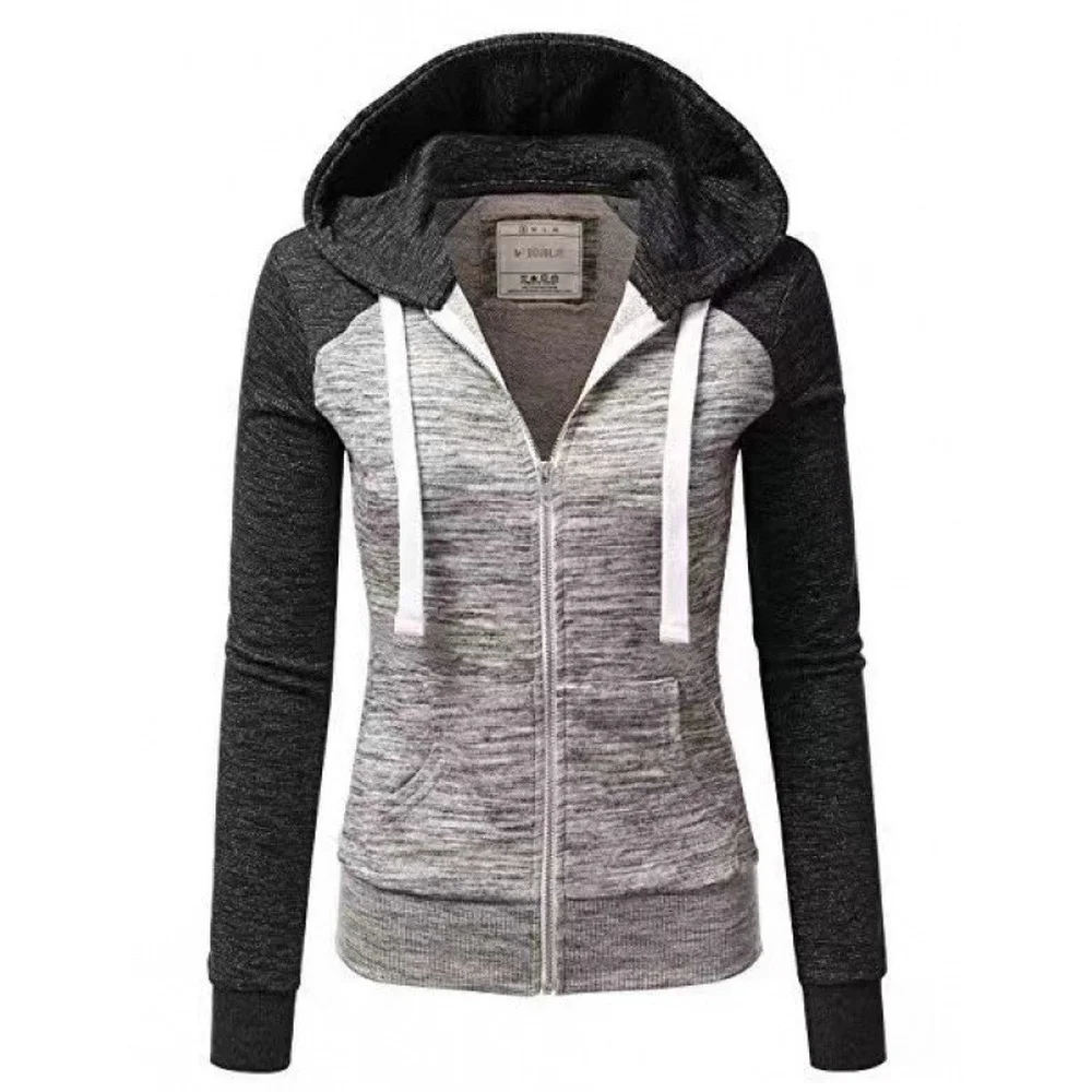 Harajuku Color Block Stitching Hooded Sweatshirts for Women Zip Up Hoodies Drawstring Pockets Long Sleeve Jackets Sudaderas Tops
Harajuku Color Block Stitching Hooded Sweatshirts for Women Zip Up Hoodies Drawstring Pockets Long Sleeve Jackets Sudaderas Tops