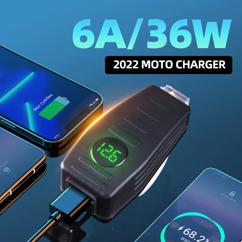 12v usb charger for motorcycle accessories fast charger voltmeter usb type c qc3.0 muilt port Mobile Phone charging Kit Outlet
12v usb charger for motorcycle accessories fast charger voltmeter usb type c qc3.0 muilt port Mobile Phone charging Kit Outlet