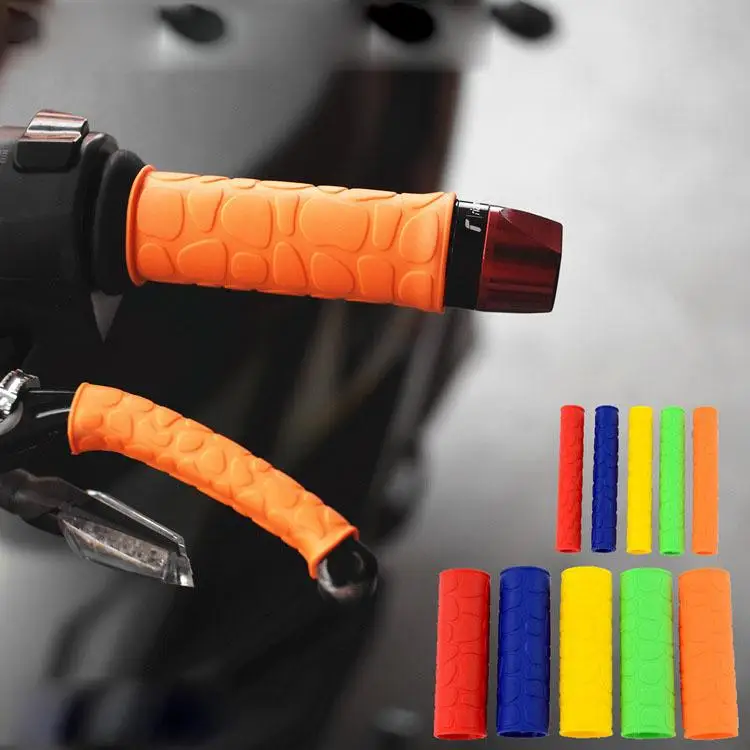 4 Pcs/set Motorcycle Bicycle Handlebar Grip + Brake Clutch Lever Soft Rubber Cover
4 Pcs/set Motorcycle Bicycle Handlebar Grip + Brake Clutch Lever Soft Rubber Cover