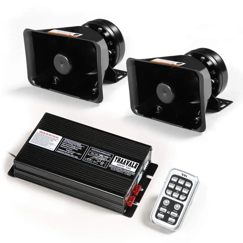 Car Police Siren 400W Signal Division PA System Wireless Amplifier Electronic Emergency Horn Sound System for Police Cars
Car Police Siren 400W Signal Division PA System Wireless Amplifier Electronic Emergency Horn Sound System for Police Cars