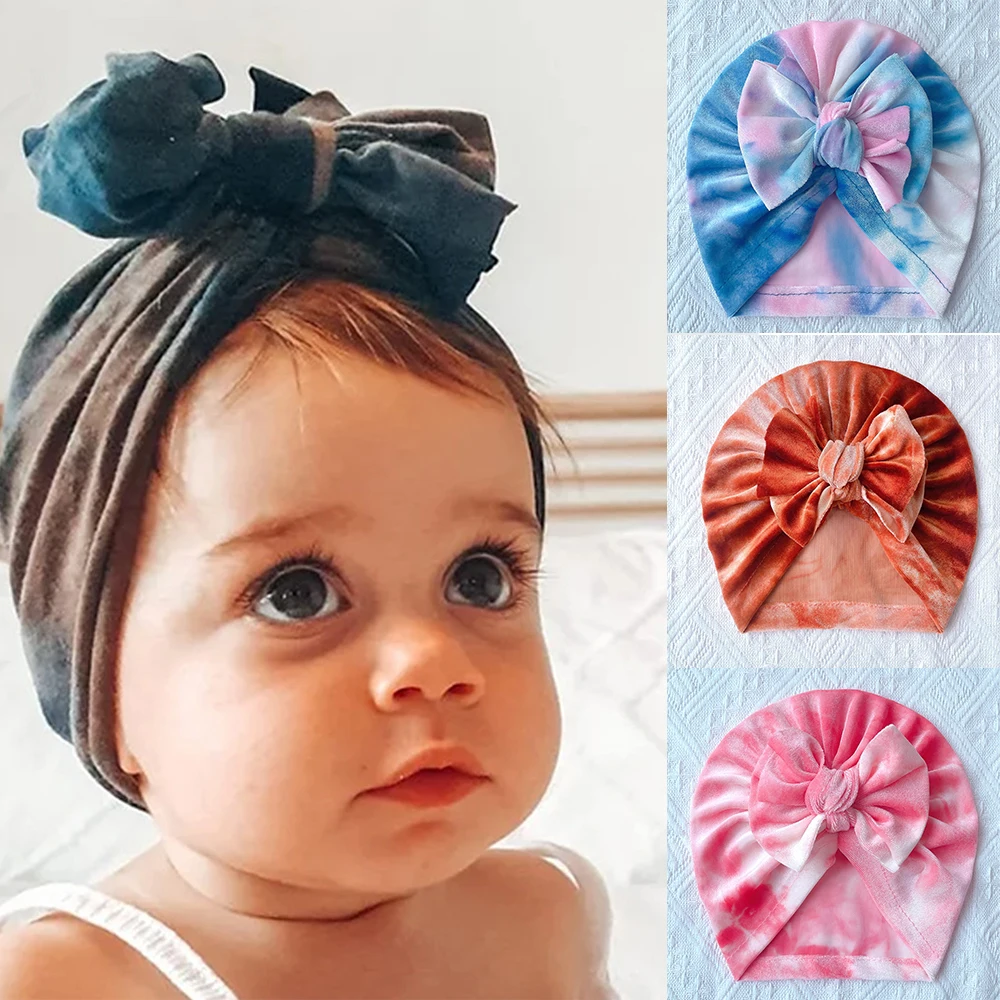0-3T Velvet Winter Beanie for Newborn Headwrap Tie-dye Mix Color Baby Girls Bow Turban Hat Infant Knot Bonnet Bebes Skullies
0-3T Velvet Winter Beanie for Newborn Headwrap Tie-dye Mix Color Baby Girls Bow Turban Hat Infant Knot Bonnet Bebes Skullies
