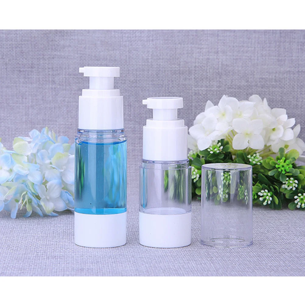 Bottle Lotion Dispenser Refillable Pump Container Airless Travel Toiletries Foundation Transparent Soap Airplane Shampoo
Bottle Lotion Dispenser Refillable Pump Container Airless Travel Toiletries Foundation Transparent Soap Airplane Shampoo