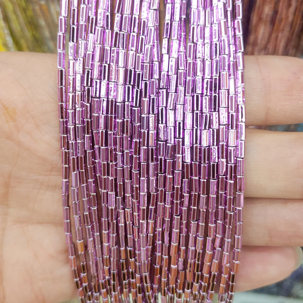 Natural Stone Hematite Loose Beads Plating Women Jewelry Making Bead 2x4mm Cylindrical Beaded DIY Bracelet Necklace Accessories
Natural Stone Hematite Loose Beads Plating Women Jewelry Making Bead 2x4mm Cylindrical Beaded DIY Bracelet Necklace Accessories