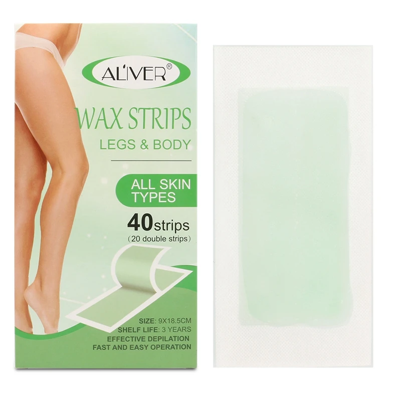 ELAIMEI 40Pcs/Set Hair Removal Wax Strips Papers Epilator Wax Strip Double Sided Depilation Uprooted Silky
ELAIMEI 40Pcs/Set Hair Removal Wax Strips Papers Epilator Wax Strip Double Sided Depilation Uprooted Silky