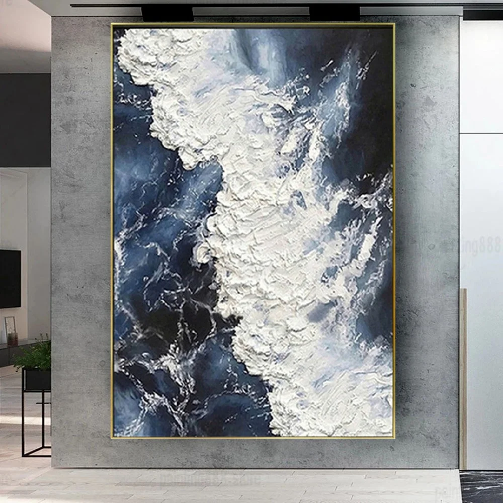 Fashion Wall Art Picture Blue Sea View Oil Paintings Hand-Painted Modern Abstract Canvas Image Large Poster For Home Decor Mural
Fashion Wall Art Picture Blue Sea View Oil Paintings Hand-Painted Modern Abstract Canvas Image Large Poster For Home Decor Mural