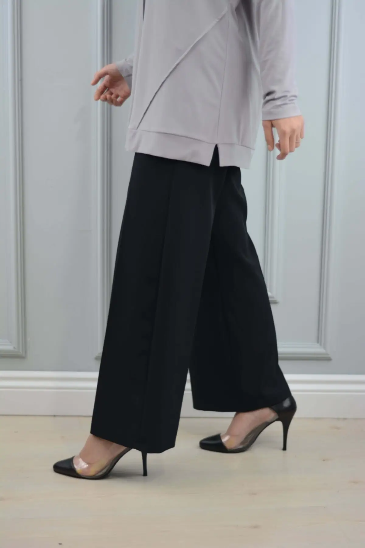 Women's Black Articulated Wheel Leg Pants Pockets Bol Women's Islamic Clothing Pants
Women's Black Articulated Wheel Leg Pants Pockets Bol Women's Islamic Clothing Pants