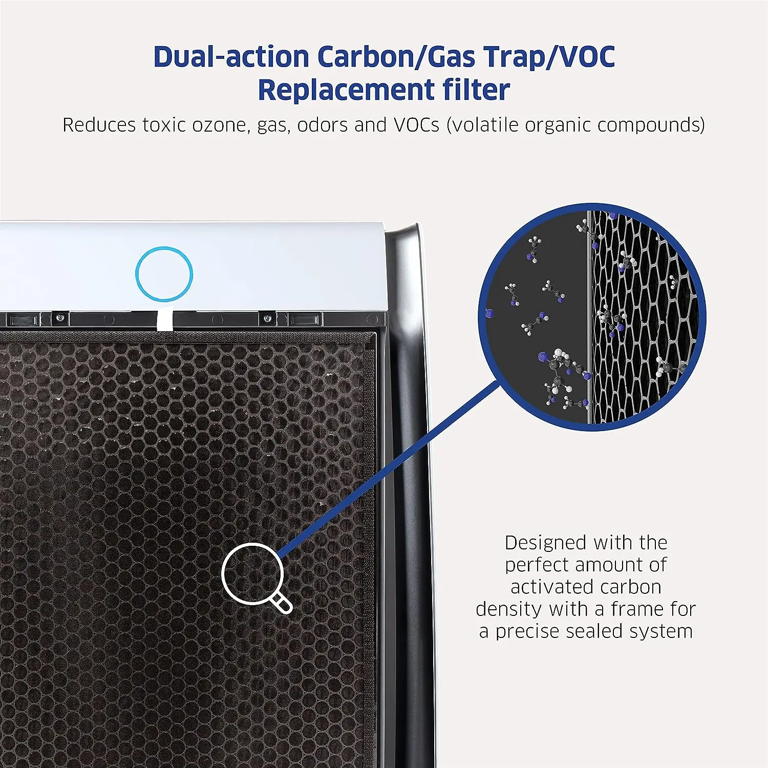 AD3000 Genuine Replacement Carbon Gas Trap VOC Filter with Pre-Filter for Air Doctor AD3000 4 - in-1 Home Purifier | MADE BY AIR
AD3000 Genuine Replacement Carbon Gas Trap VOC Filter with Pre-Filter for Air Doctor AD3000 4 - in-1 Home Purifier | MADE BY AIR