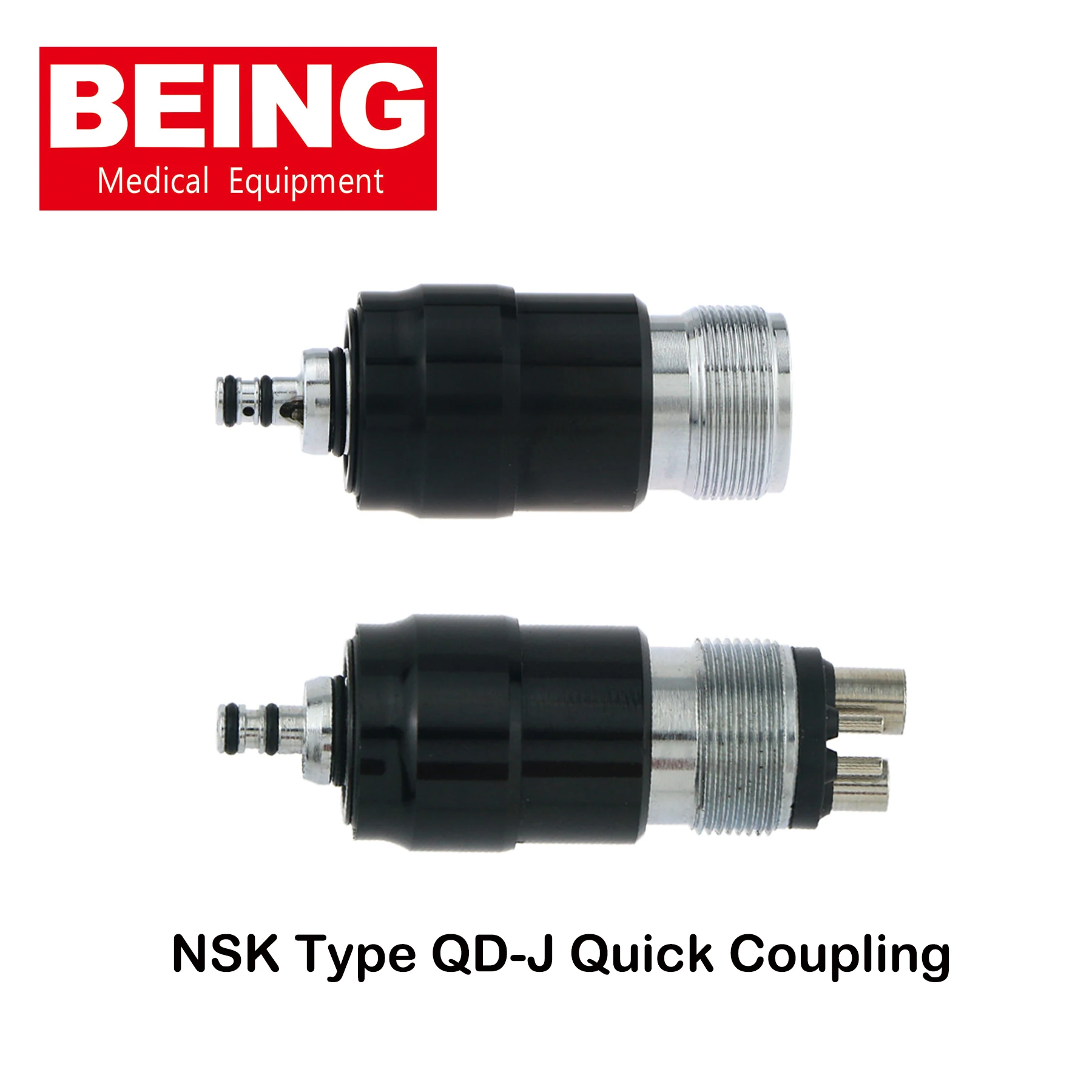 BEING NSK QD-J Style Dental Quick Coupling Coupler Connector 2 4 Holes Swivel Adapter For High Speed Handpiece
BEING NSK QD-J Style Dental Quick Coupling Coupler Connector 2 4 Holes Swivel Adapter For High Speed Handpiece