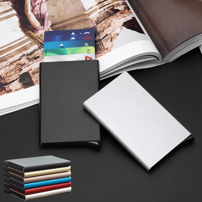 ID Quality Rfid Carte Card Protect Holder Credit Steel Travel Anti Case Women Porte Slim Men Wallet Cardholder Stainless Metal
ID Quality Rfid Carte Card Protect Holder Credit Steel Travel Anti Case Women Porte Slim Men Wallet Cardholder Stainless Metal