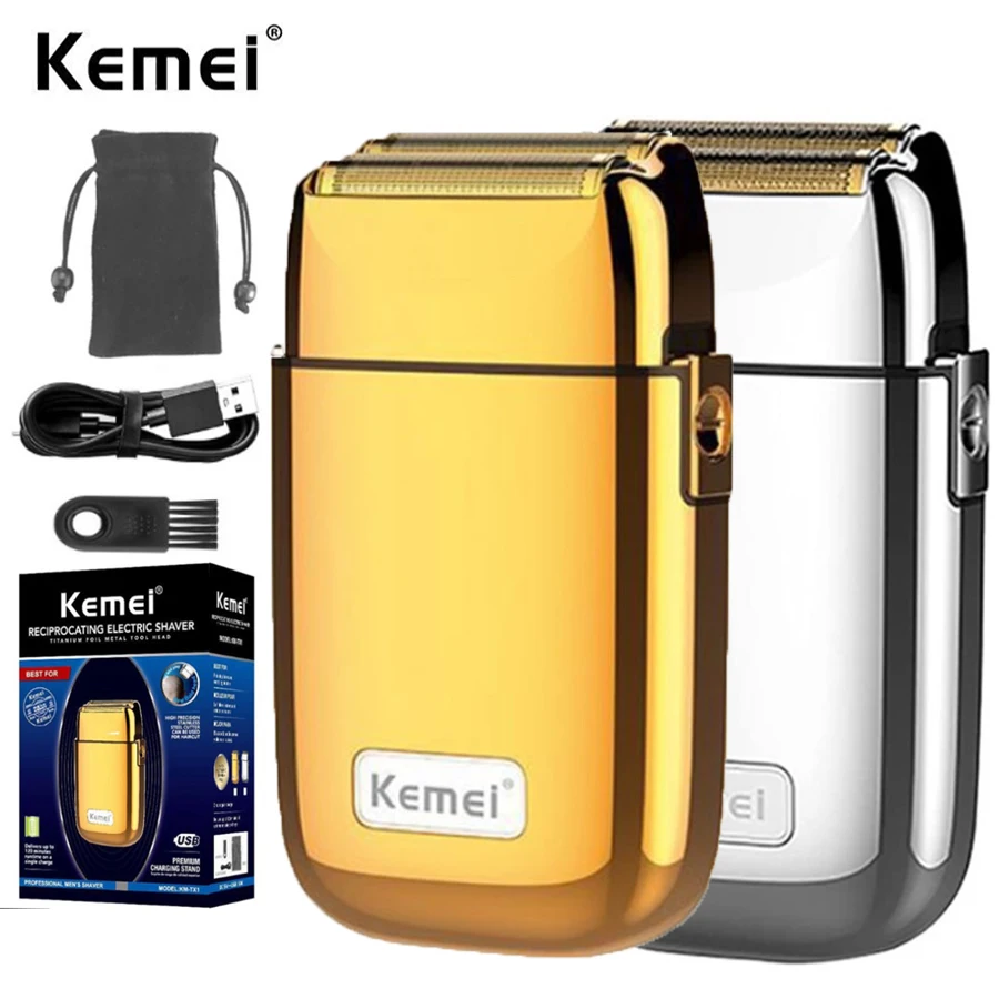 Электробритва Kemei Pro, Беспроводная Бритва с двойной металлической фольгой, бритва с ультраблизким лезвием, с нулевым выдвижным лезвием, для обработки золота
Электробритва Kemei Pro, Беспроводная Бритва с двойной металлической фольгой, бритва с ультраблизким лезвием, с нулевым выдвижным лезвием, для обработки золота