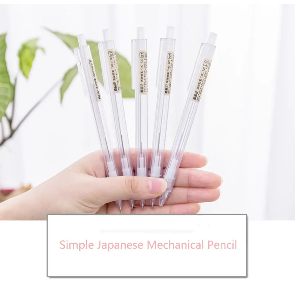Simple 2B 0.5/0.7mm Transparent School Supplies Mechanical Pencil Stationery Student
Simple 2B 0.5/0.7mm Transparent School Supplies Mechanical Pencil Stationery Student