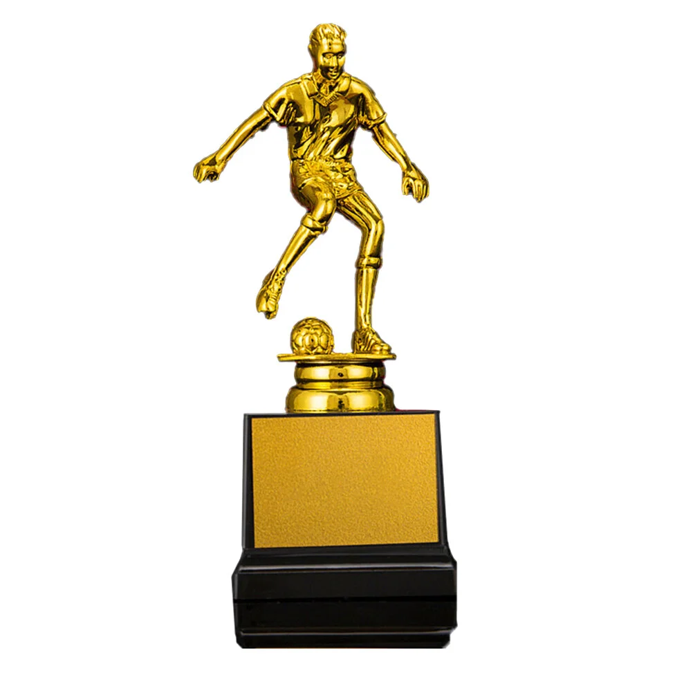 

Soccer Award Trophy Tournament Competition Trophy Goldstar Award Championship Cup Tabletop Figure for ( Golden )