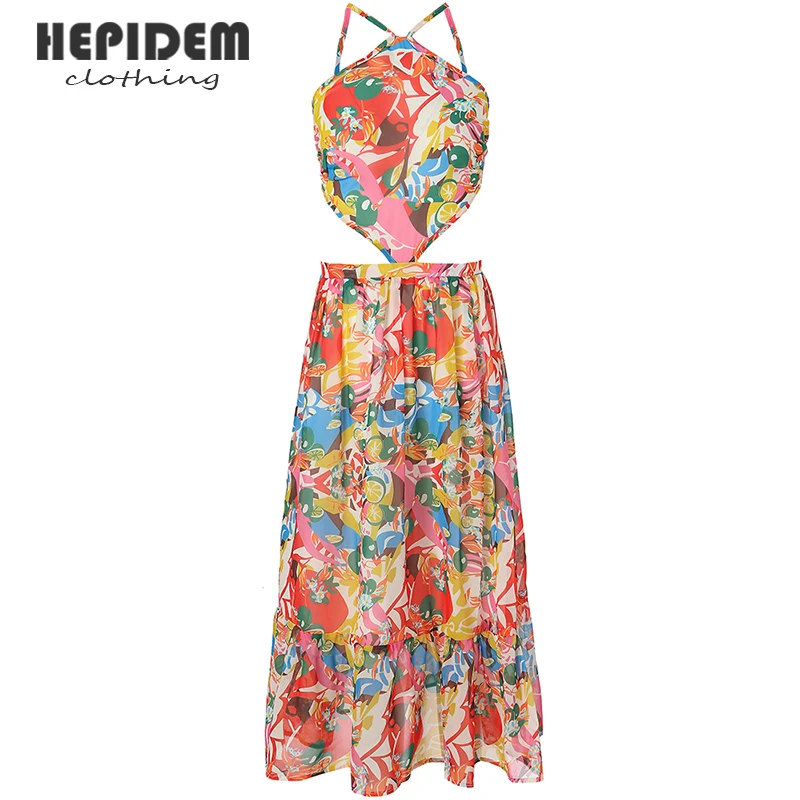 HEPIDEM Clothing Summer Fashion Runway Chiffon Long Dresses Women's Short Sleeve Elegant Floral Print Party Holidays Dress 69869
HEPIDEM Clothing Summer Fashion Runway Chiffon Long Dresses Women's Short Sleeve Elegant Floral Print Party Holidays Dress 69869