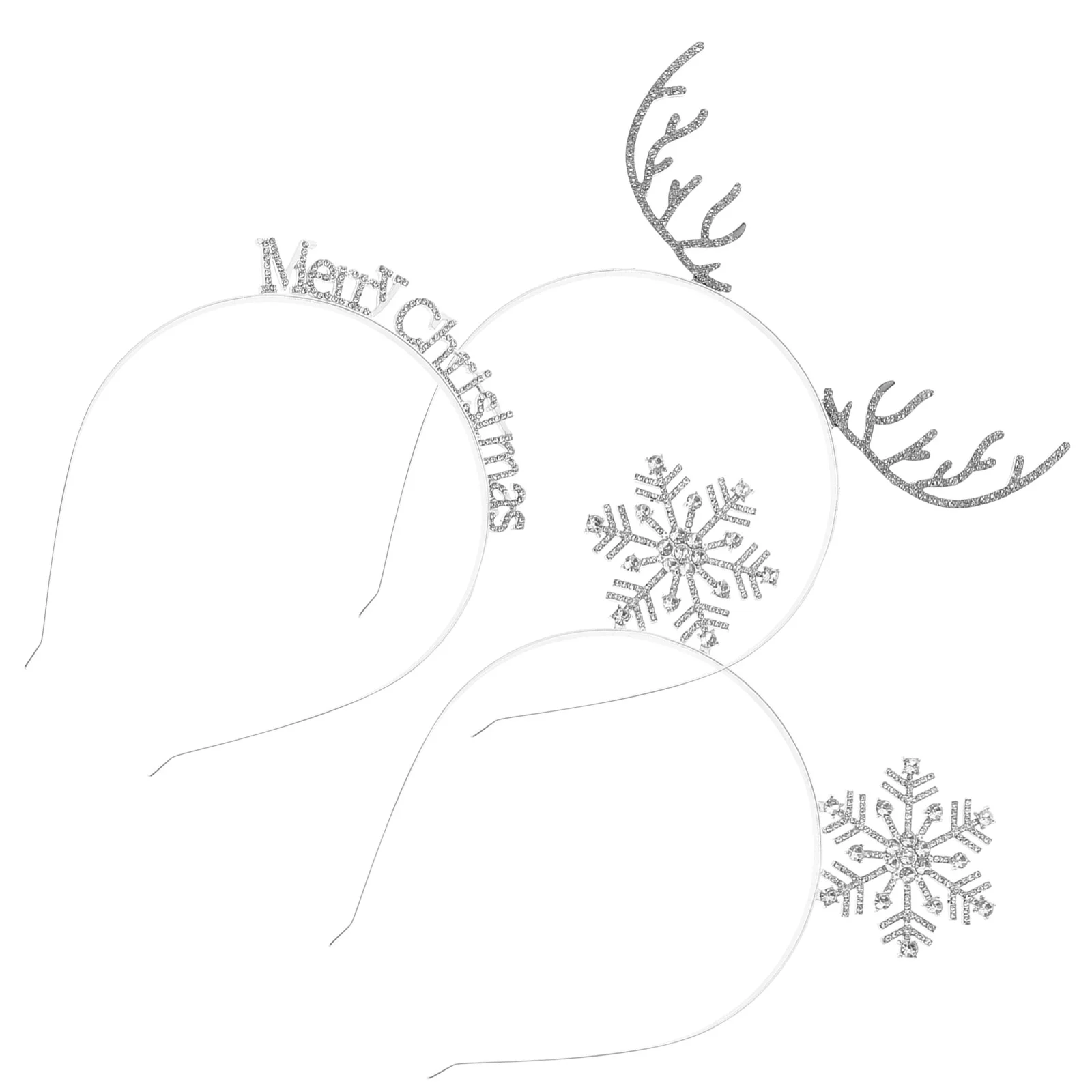 3 Pcs Christmas Accessories Women Hair Headbands European American Reindeer Antlers Alloy Holiday Headwear Miss Ribbons 
3 Pcs Christmas Accessories Women Hair Headbands European American Reindeer Antlers Alloy Holiday Headwear Miss Ribbons