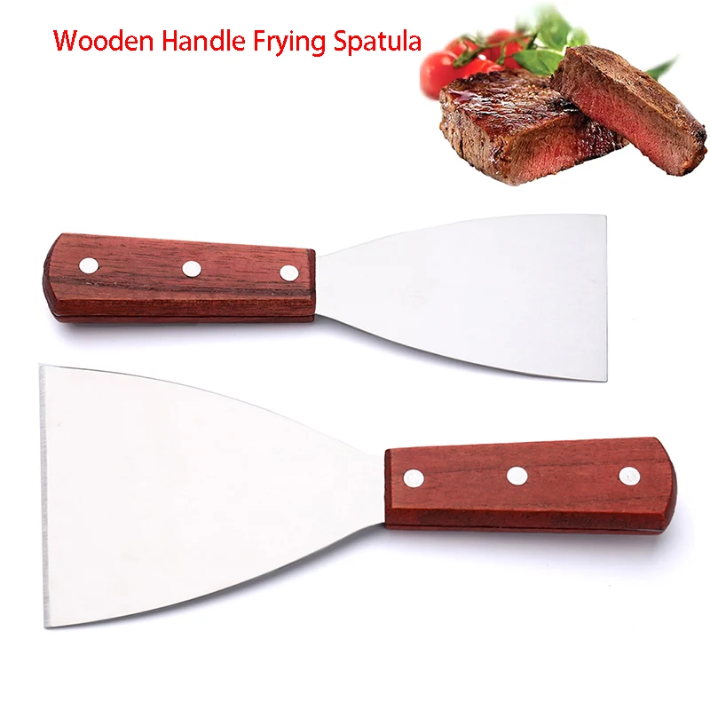 1Pc Stainless Steel Pizza Shovel With Wooden Handle Spatulas Dough Cutter Potato Knife Steak Shovel Kitchen Tools
1Pc Stainless Steel Pizza Shovel With Wooden Handle Spatulas Dough Cutter Potato Knife Steak Shovel Kitchen Tools