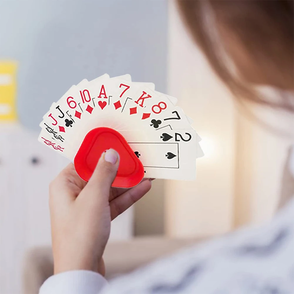 4pcs Card Game Holder Hands-Free Playing Card Holder Board Triangle Shaped Poker Card Organizer Plastic Family Card Game Nights
4pcs Card Game Holder Hands-Free Playing Card Holder Board Triangle Shaped Poker Card Organizer Plastic Family Card Game Nights