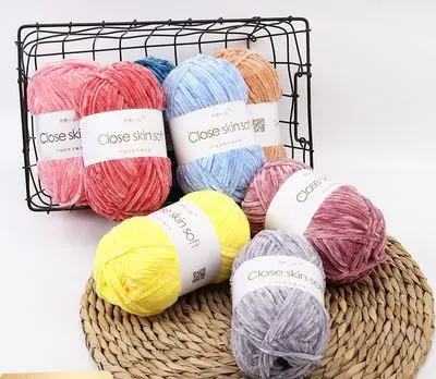 Colorful Chenille Velvet Yarn Knitting Wool Thick Warm Crochet Knitting Yarns Cotton Baby Wool DIY Hand-Knitted Sweater
Colorful Chenille Velvet Yarn Knitting Wool Thick Warm Crochet Knitting Yarns Cotton Baby Wool DIY Hand-Knitted Sweater
