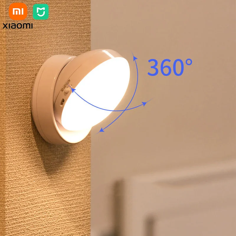 Xiaomi Mijia LED Night Light USB Charging Motion Sensor Round Energy-saving Lamps Bedroom Sound/Light Control Lamp Cabinet Lamp
Xiaomi Mijia LED Night Light USB Charging Motion Sensor Round Energy-saving Lamps Bedroom Sound/Light Control Lamp Cabinet Lamp