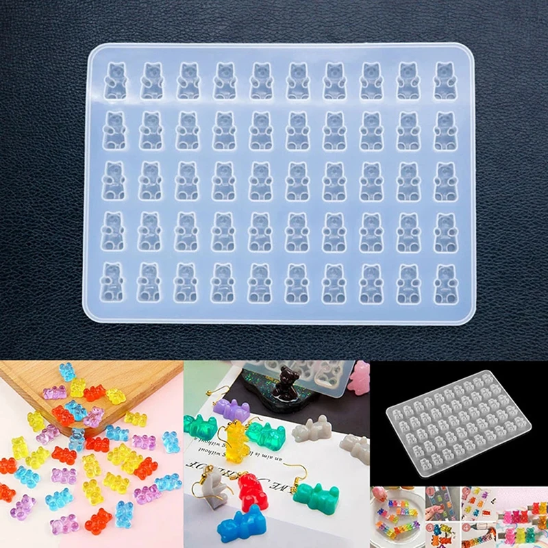 Crystal Drip Pendant Gummy Bear Silicone Mould Glass Epoxy Resin Mould Jewelry Chocolate Cake Decoration Mould
Crystal Drip Pendant Gummy Bear Silicone Mould Glass Epoxy Resin Mould Jewelry Chocolate Cake Decoration Mould