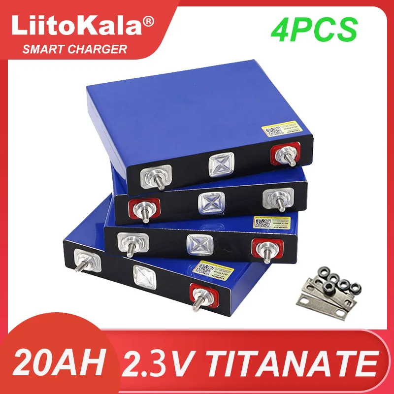 4PCS Liitokala 2.3V 20Ah Titanato De Lítio Bateria LTO 10C 200A Descarga DIY 12V 24V Baterias de baixa Temperatura Resistente
4PCS Liitokala 2.3V 20Ah Titanato De Lítio Bateria LTO 10C 200A Descarga DIY 12V 24V Baterias de baixa Temperatura Resistente