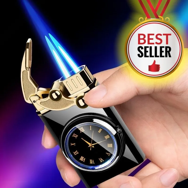 2023 Hot Sale Metal Rocker Windproof Double Straight Flush Fire Butane Gas Lighter Seven Color Lighter Watch Men's Gift
2023 Hot Sale Metal Rocker Windproof Double Straight Flush Fire Butane Gas Lighter Seven Color Lighter Watch Men's Gift